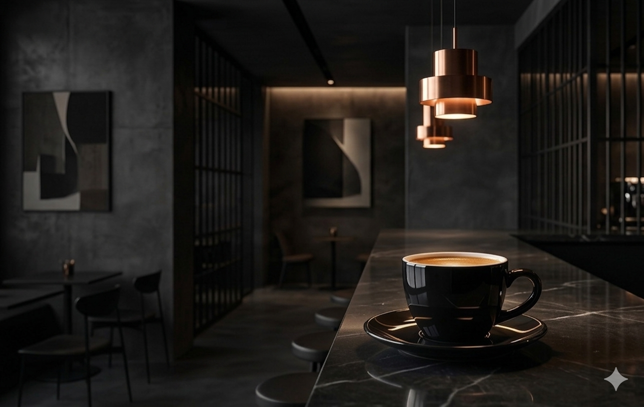 NOIR Coffee Atelier Interior